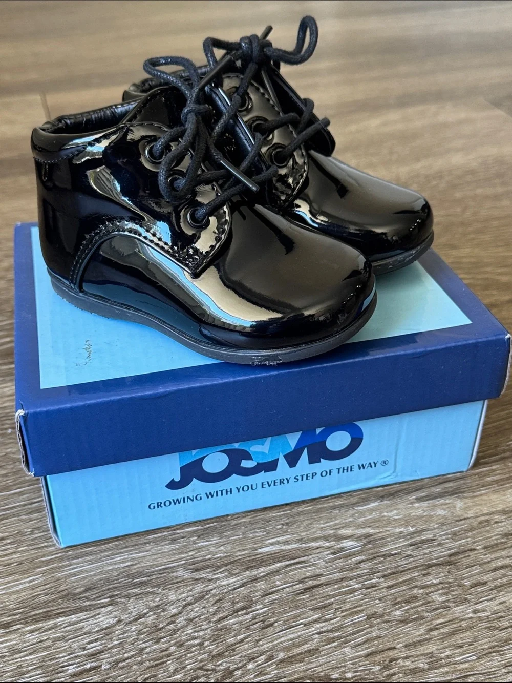 Josmo Baby Boys' Dress Shoes - Patent Leather Derby Shoes (Infant/Toddler)